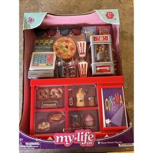 My Life As Movie Theater Play Set for 18 Inch Dolls 51 Piece
